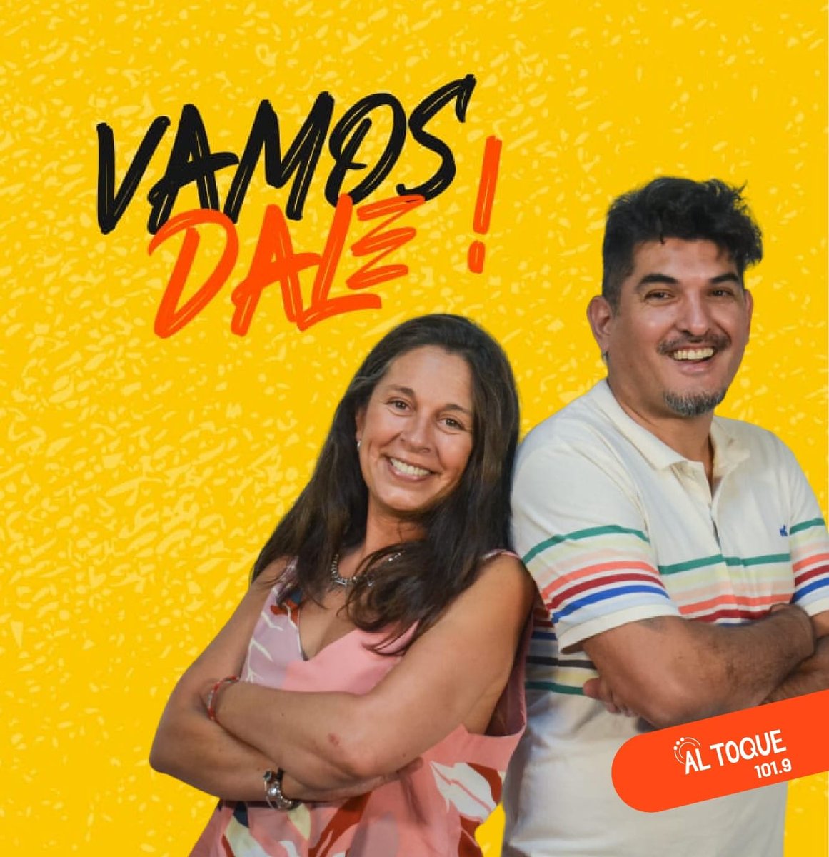 fmaltoque's tweet photo. Te contamos que llega Vamos Dale a tus mañanas 🙋🏽‍♀️

@susana160971 y @javicismondi  te llevarán la mejor información y entretenimiento, buena música, premios y mucho mas! 

A partir del lunes 27  de 8 a 10 por la 101.9 📻 
.
Escuchalo en https://t.co/ufhYED5RKe https://t.co/D2T9gZ2jV6