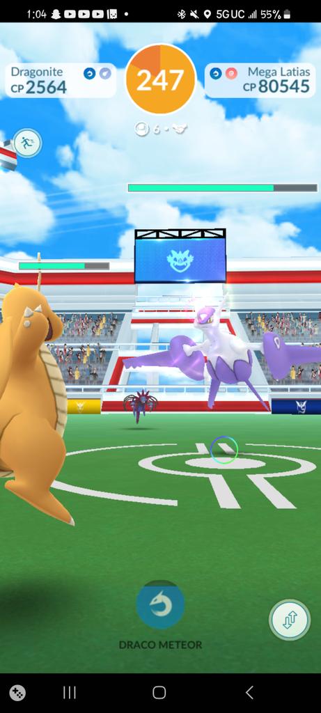 PoppyDemen's tweet photo. @Femboy_Tori Won this raid with 6 other people and used a golden razz berry with each throw- and the latias got away 😭 https://t.co/QfoAFl7fKs