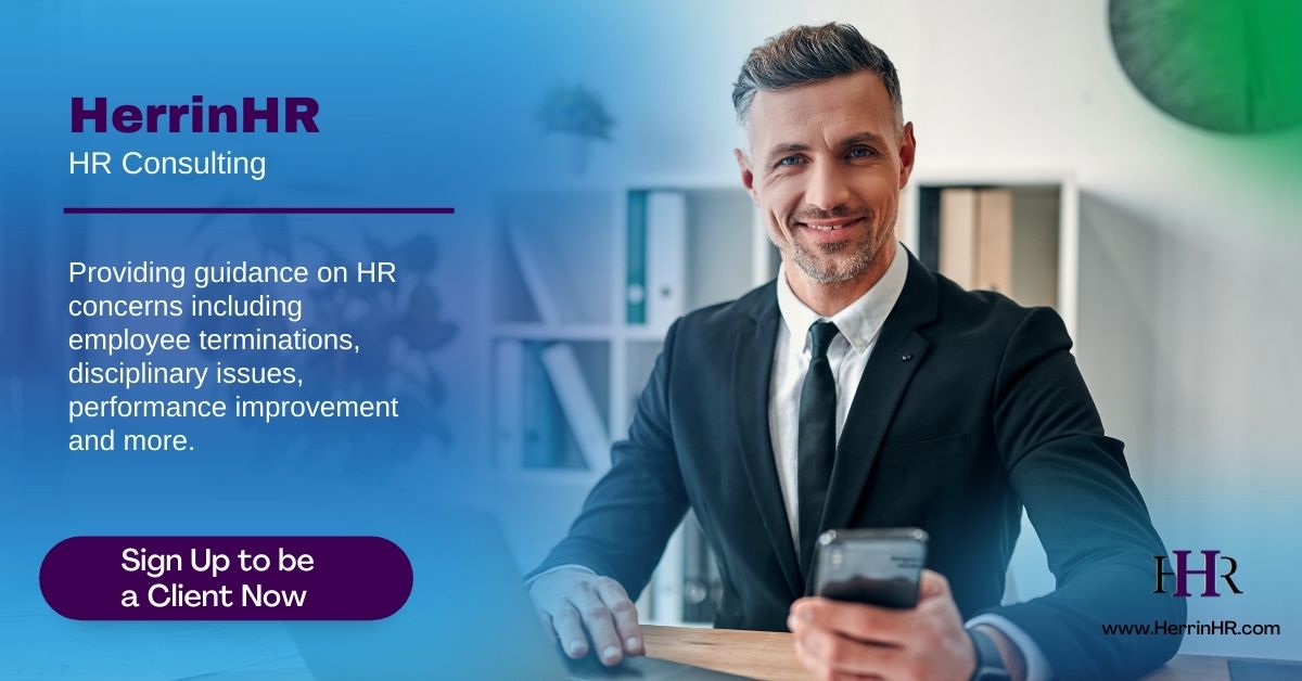 Looking for expert HR consulting services? Look no further than HerrinHR! With years of experience and a commitment to excellence, HerrinHR has what it takes to help your organization succeed. Click below to contact an HR professional. herrinhr.com  #HRconsulting #HR