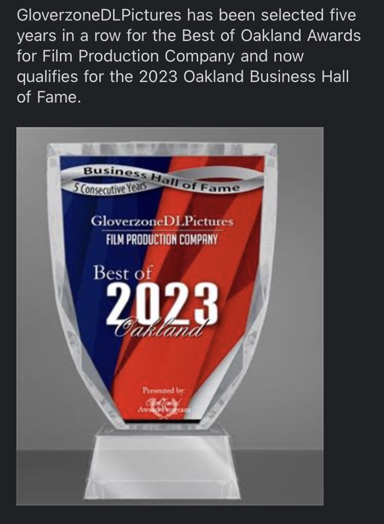 gloverzone's tweet photo. 5 years in a row, I’m speechless and humbled and grateful. Team Gloverzone has a right to be proud. Thank you to all our partners and clients and fans who continue to inspire our road to success. 2023 will be loaded with unexpected surprises and powerful entertainment #gloverzone https://t.co/rcpNYCyVW6