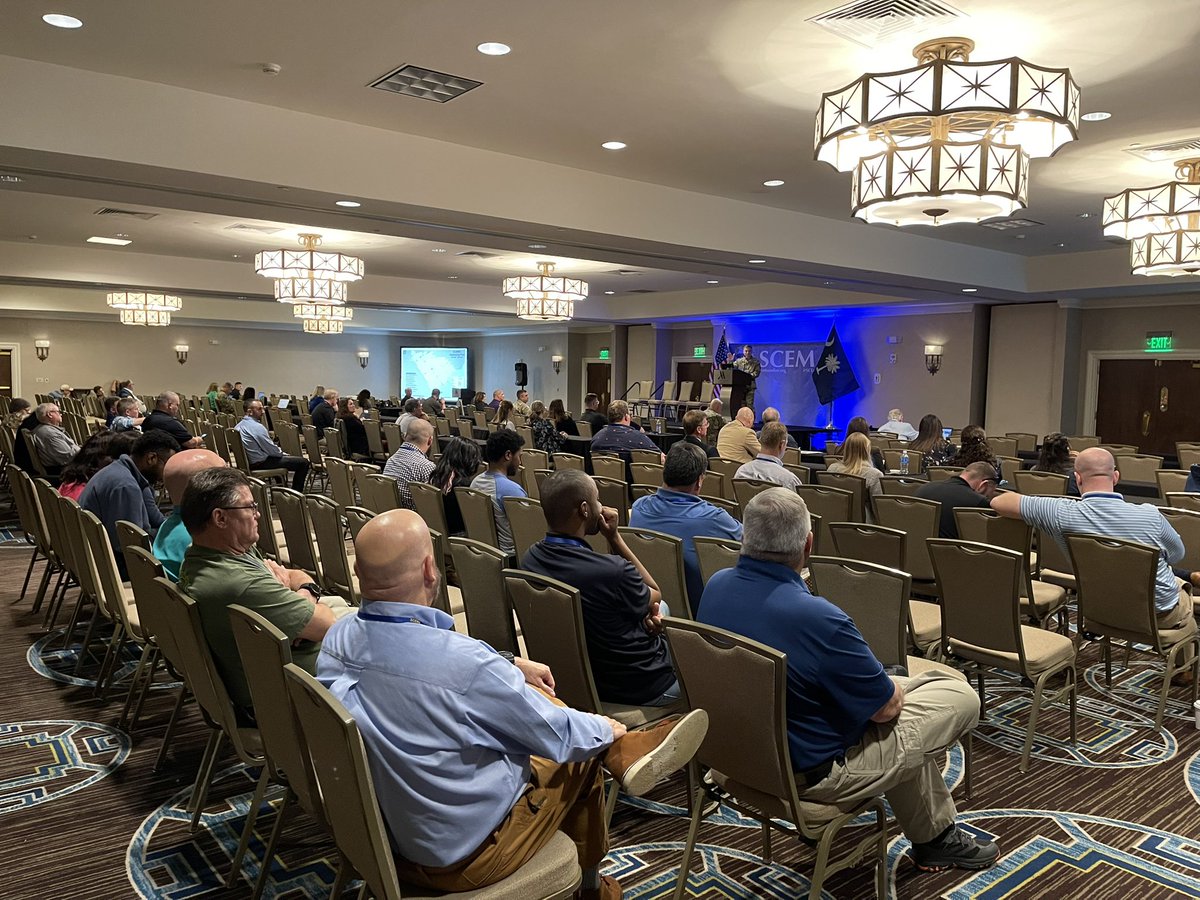 SCEMD's tweet photo. The National Guard panel is underway at #SCEMA23 https://t.co/5ljK5Q5hnP