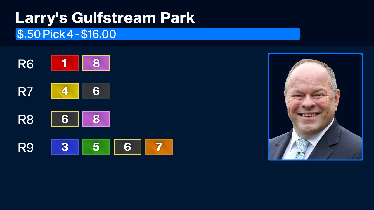TVG on Twitter "It's late Pick 4 time at Gulfstream Park! Play this