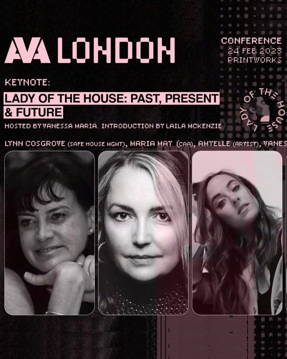✨ I'M BACK & with exciting announcements!!✨ You can catch me on a panel tomorrow at @AVAFestivalNI alongside two female powerhouses of the industry for @OfficialLadyOTH at @printworkslondon We'll be talking all things music Past, Present & Future..👊🏼 More coming soon 🦩