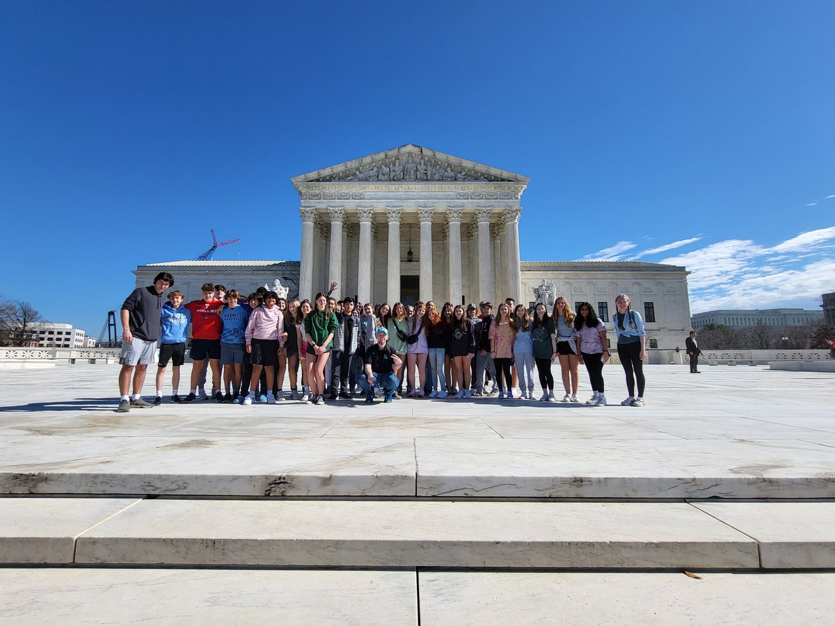 Bringing the words in the books to life!  AP Government taking in 2 of the 3 branches of government today!