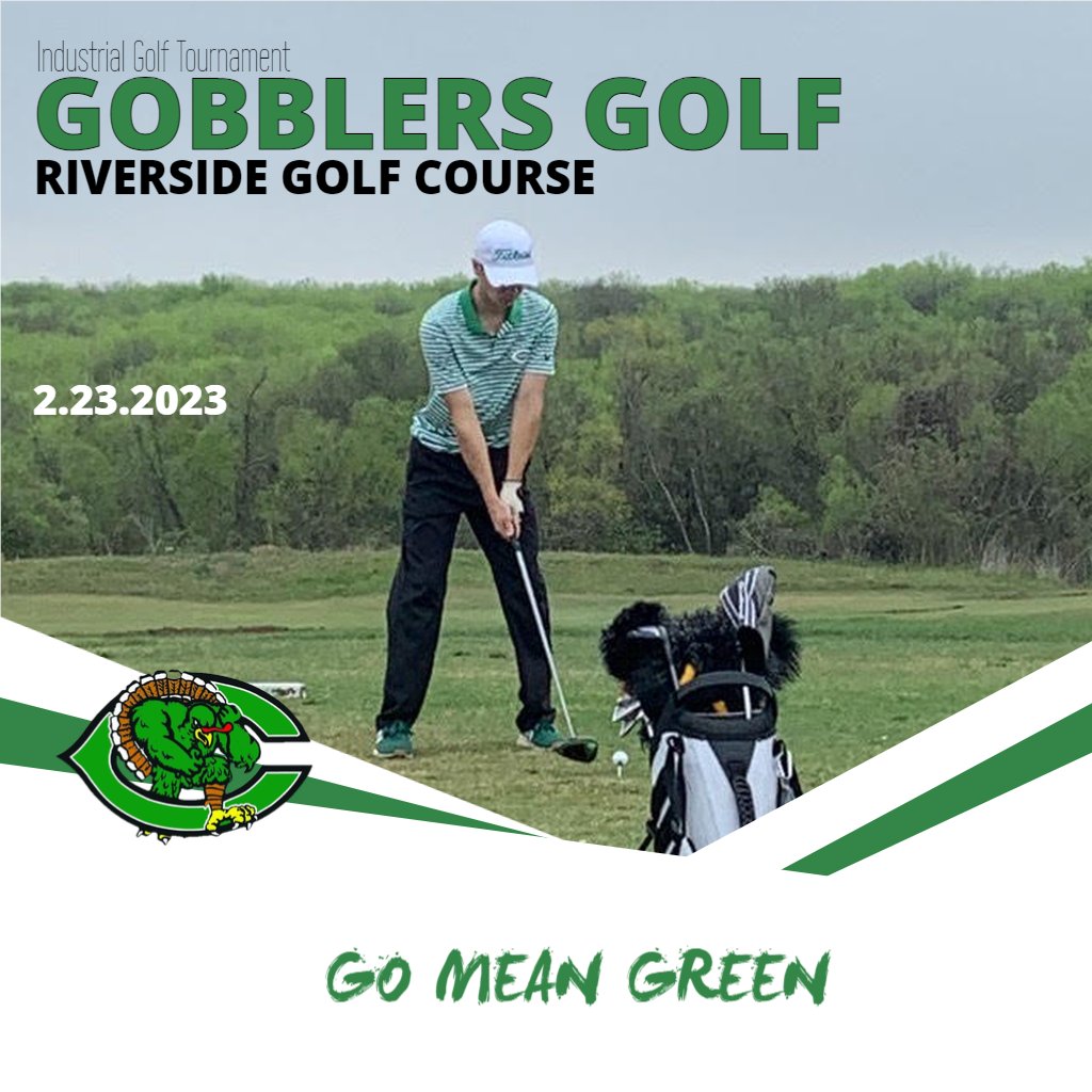 CueroAthletics's tweet photo. Best of luck to the Cuero Golf Teams today as they compete in the Industrial Golf Tournament at Riverside Golf Course in Victoria!  #GoMeanGreen https://t.co/yicp0sYVQp