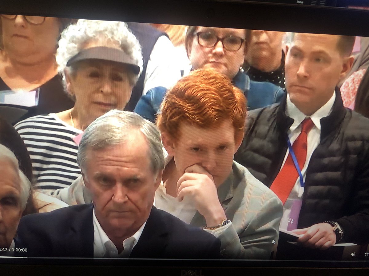 LOOK WHO’S THERE! ⚖️ The brilliant <a href="/JohnGrisham/">John Grisham</a> is watching the trial from the gallery of the courtroom! He’s right in front of Buster Murdaugh, who’s in front of <a href="/CourtTV/">Court TV</a>’s <a href="/MattJohnsonNEWS/">Matt Johnson</a> 🔎📖⚖️ #AlexMurdaughTrial #MurdaughFamily