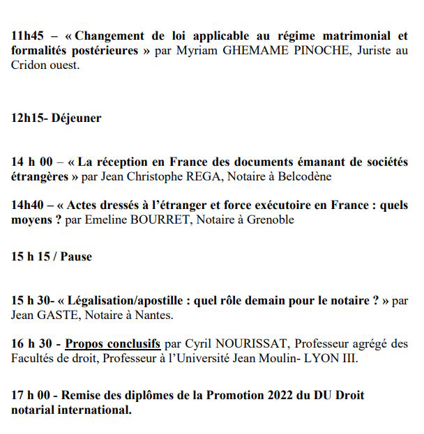 acenode_lyon's tweet photo. Rappel: 3ème JPNI sur la circulation internationale des actes le 9 mars 2023 à Nantes.
Sujet essentiel pour la profession notariale: pensez bien à vous inscrire, il reste des places ! https://t.co/UECId7Mldz