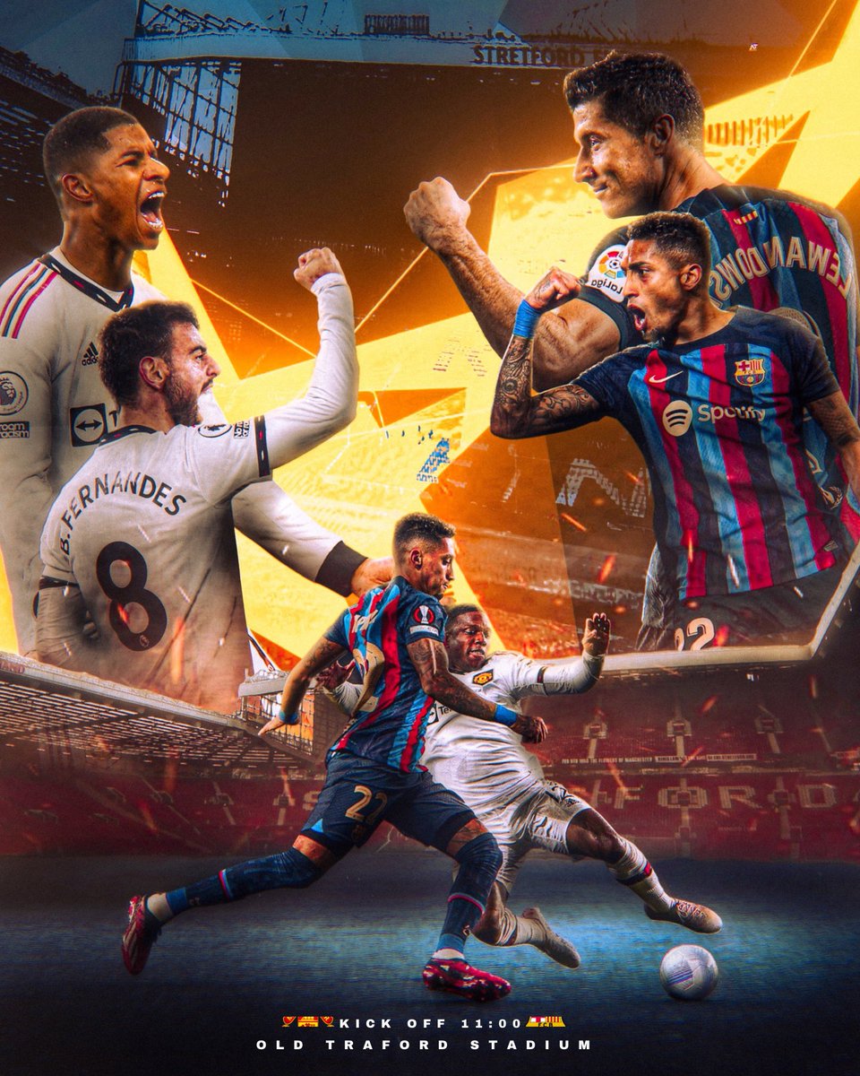 Ahmad_tete98's tweet photo. It’s matchday day who you got wining this matchup comment down below in the comments 🎨 #Manchester_United #EuropaLeague #BarcaMUFC #barcamu #manutdbarca #MatchDay https://t.co/zOn0yGBRXs
