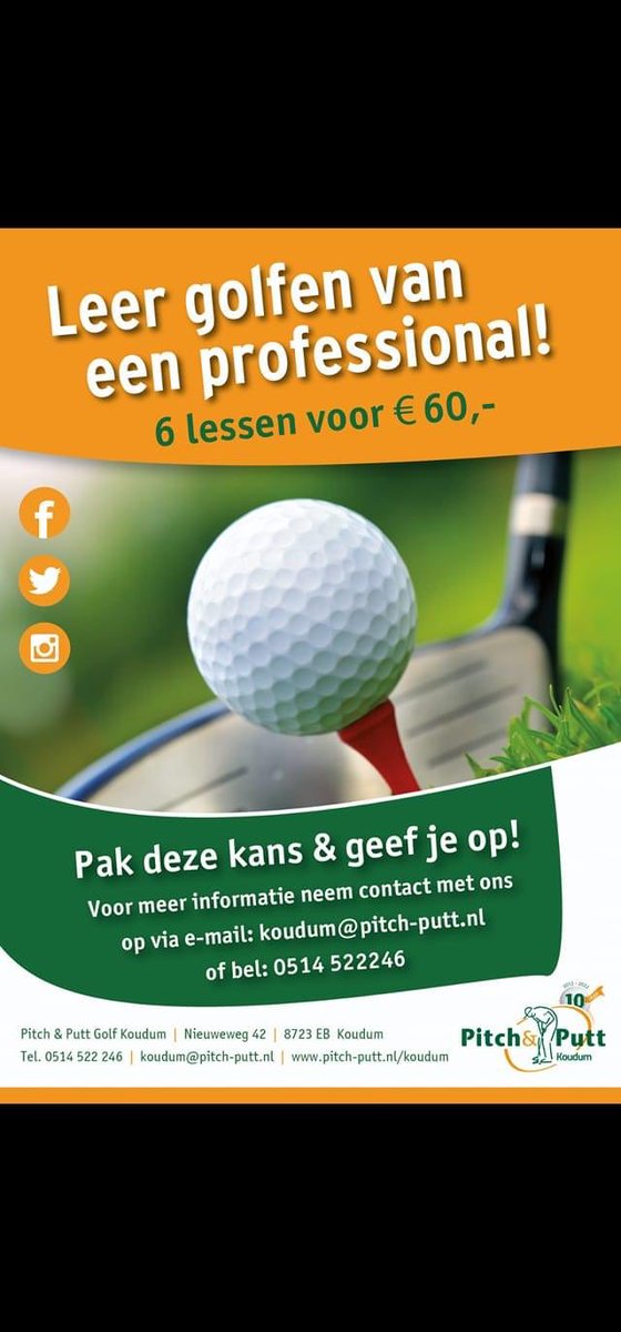 Titia Fopma (@pitchputtkoudum) on Twitter photo 