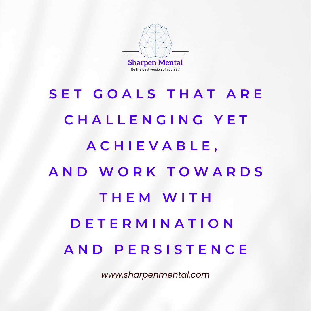SharpenMental's tweet image. Make the impossible, possible! Set goals for yourself that challenge you to strive for greatness. With determination and persistence, you can make anything happen!

#motivated #persistenceiskey #goalsetting2023