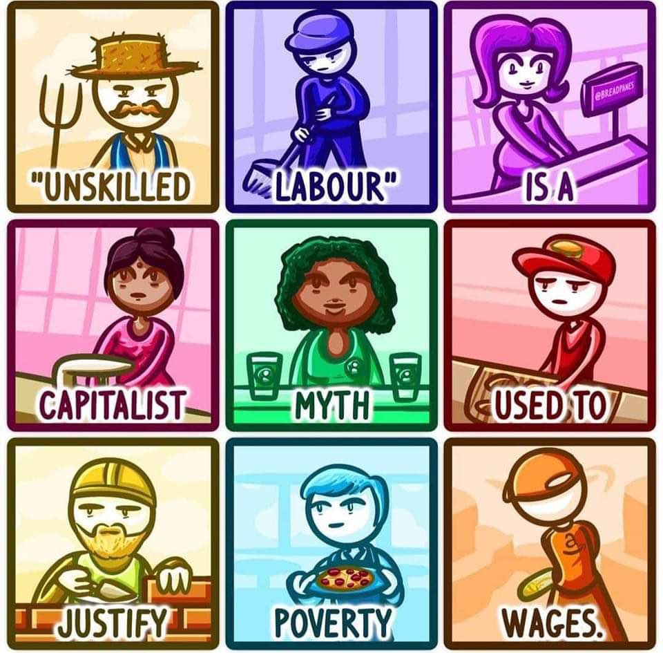 HowardRBeckett's tweet photo. There is no such thing as an unskilled job, with the possible exception of the Tory Cabinet. https://t.co/eFoBDgJc7d