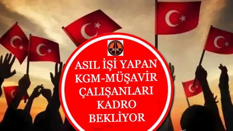 #KgmMüşavireKadroHaktır Karayolları adına bölge müdürlüklerinde,şantiyelerde laboratuvarlarda kısacası her kalemde bizler varız.Taşeronun karayollarındaki karşılığı müşavir firmadır.Kapsam dışı kalmak istemiyoruz.<a href="/vedatbilgn/">Vedat Bilgin</a> <a href="/Yolissendikasi/">YOL-İŞ Sendikası</a> <a href="/turkiskonf/">TÜRK-İŞ</a> <a href="/drsoysal/">ERTUĞRUL SOYSAL</a>
 <a href="/farukozcelikgsb/">Faruk Özçelik</a>