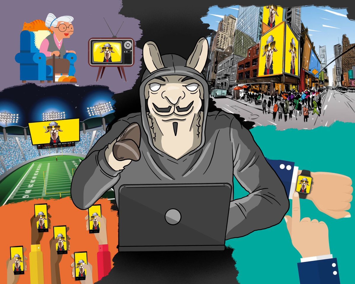 lallamapic's tweet photo. Time to work ! Let’s put this llama everywhere. 🚀🎉

Send us a pic where you show us where is your llama. Your room, your office, your phone, etc..

Best pic gets 8 llamas 🦙🌈🚀🚀 https://t.co/DjAmnh1STz