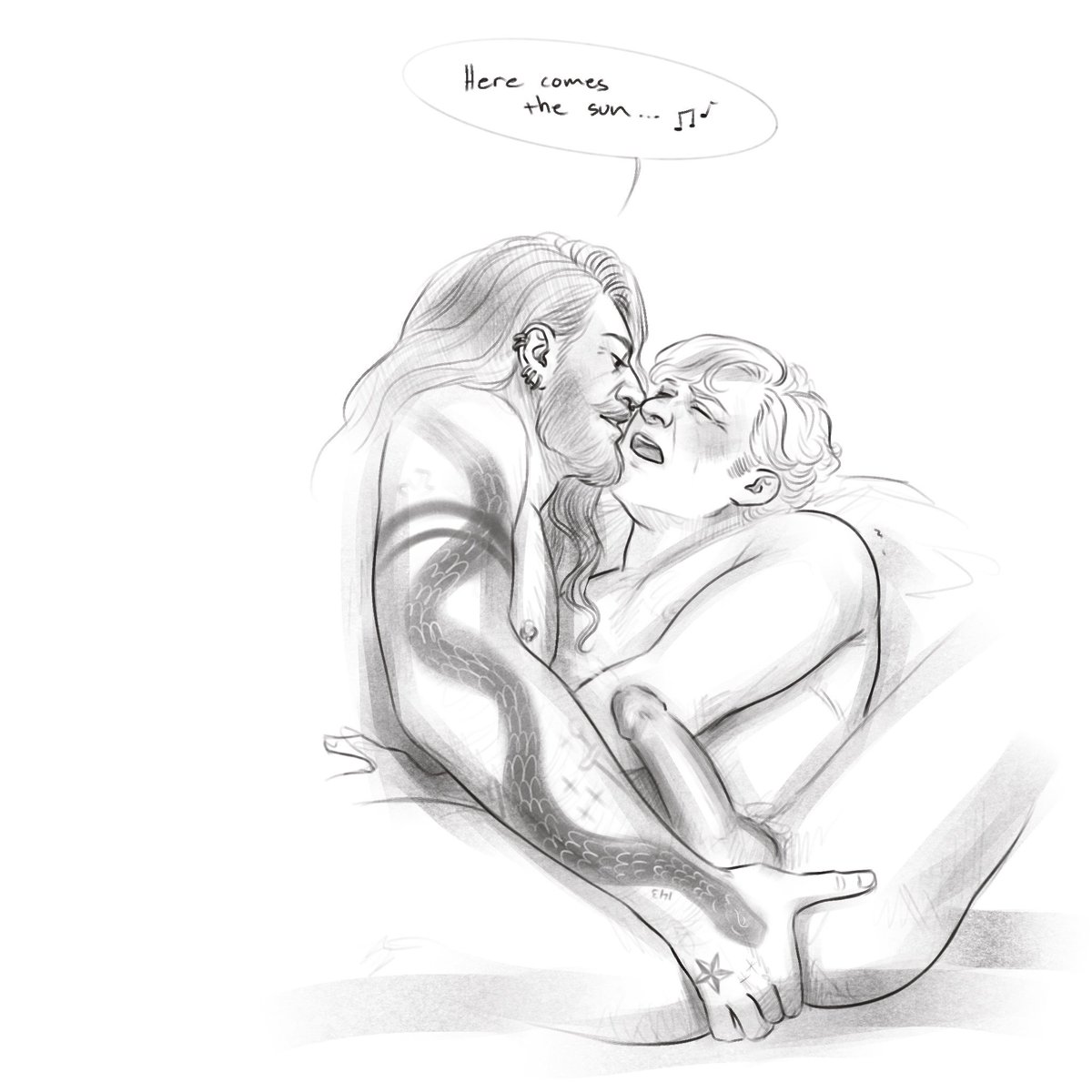 smollnuts's tweet photo. a silly little sketch inspired by the beatles song on the new to fancyman playlist #coladas https://t.co/b2y12Ilqgy