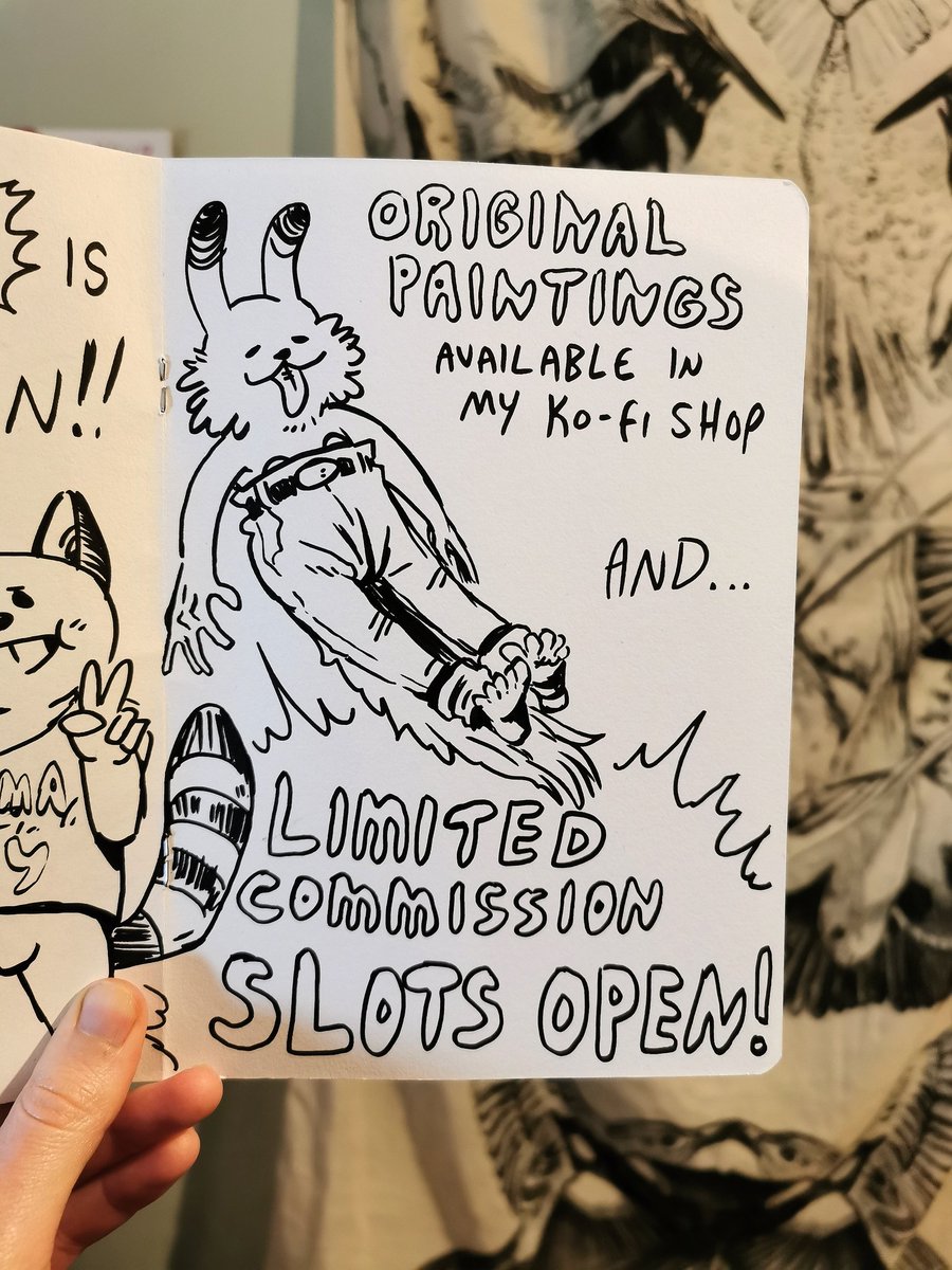 quick doodle to say my Ko-fi is finished!!
- limited commission slots open
- exclusive monthly content for members
- original paintings
I'm gonna keep updating it with new content such as sketchbook scans and comic line-art ✨