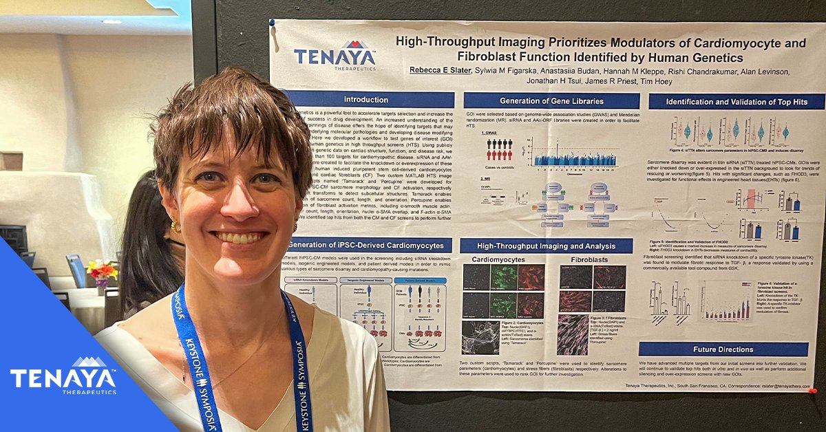 Tenaya Therapeutics (@tenayathera) on Twitter photo A delegation from Tenaya was at Heart Development and Disease: From Genes to Cures presented by <a href="/KeystoneSymp/">Keystone Symposia</a> earlier this month. Special thanks to Rebecca and Jonathan, who presented new research from our team! #precisionmedicine #genetherapy #heartdisease A delegation from Tenaya was at Heart Development and Disease: From Genes to Cures presented by <a href="/KeystoneSymp/">Keystone Symposia</a> earlier this month. Special thanks to Rebecca and Jonathan, who presented new research from our team! #precisionmedicine #genetherapy #heartdisease
