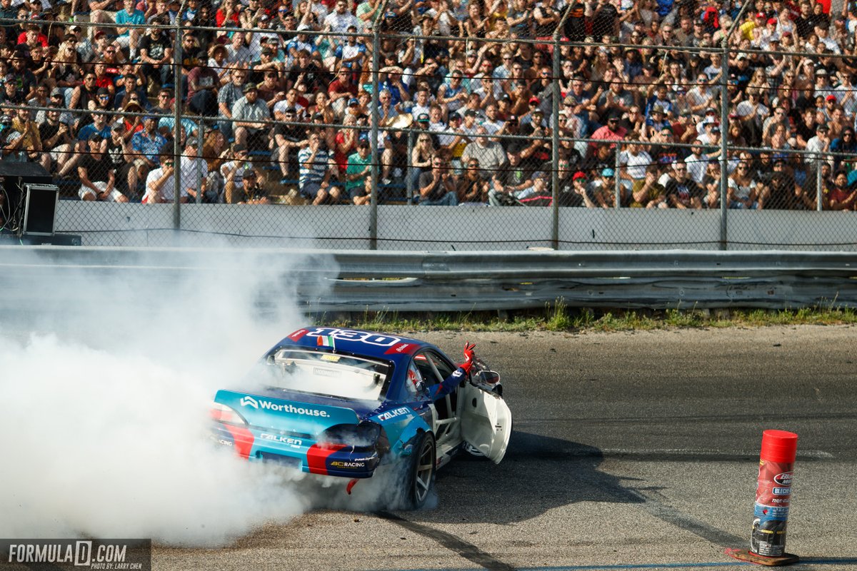 FormulaDrift's tweet photo. It's time to witness greatness once again.

It's been a long time coming! Welcome back to the 3X Formula DRIFT Champion, The Machine — @JamesDeane130! 🏆🏆🏆

See you in Long Beach!

#FormulaD #FormulaDRIFT https://t.co/Z0m7YeOS7U
