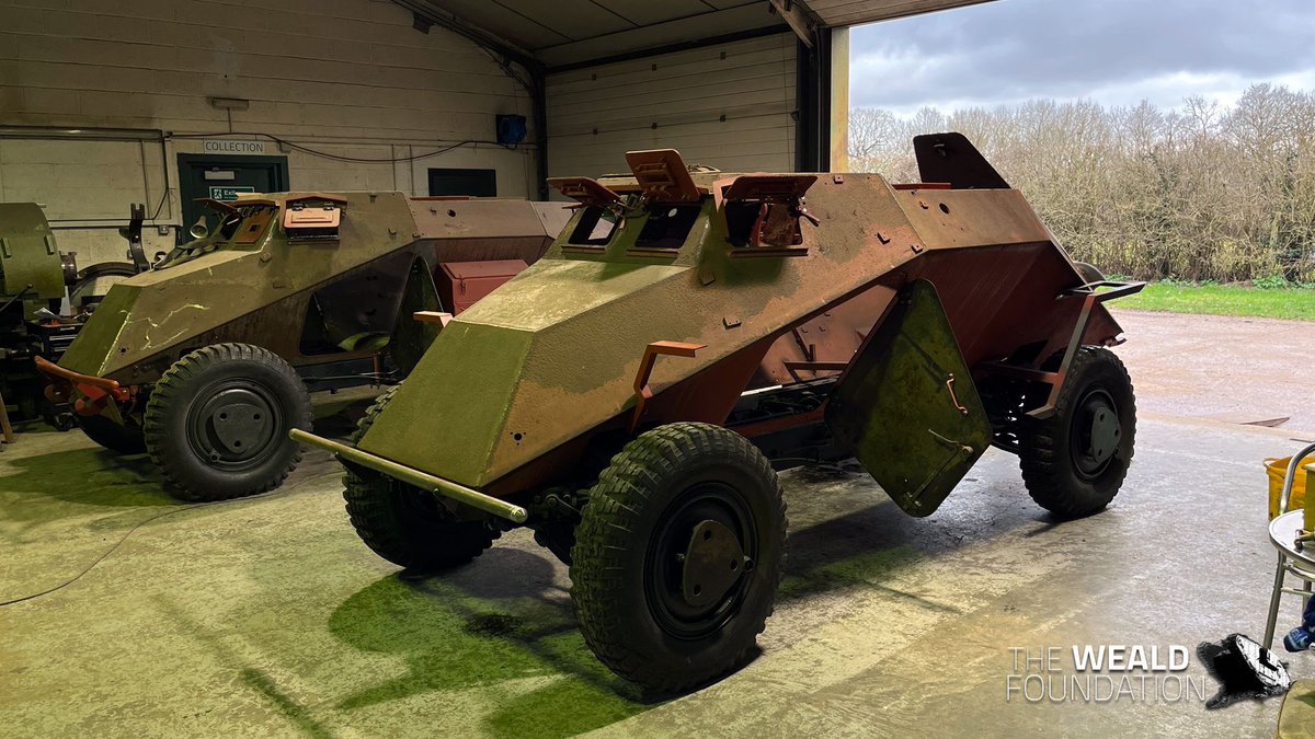 We've just moved out the Sd.Kfz.222 Ausf.A 4.Serie and brought in the Sd.Kfz. 223 3.Serie to our Assembly Workshop. Our expert team is now gearing up to work on these incredible machines, alongside the Australian LP1 Carrier. #WWIIHistory #TankRestoration #WWII