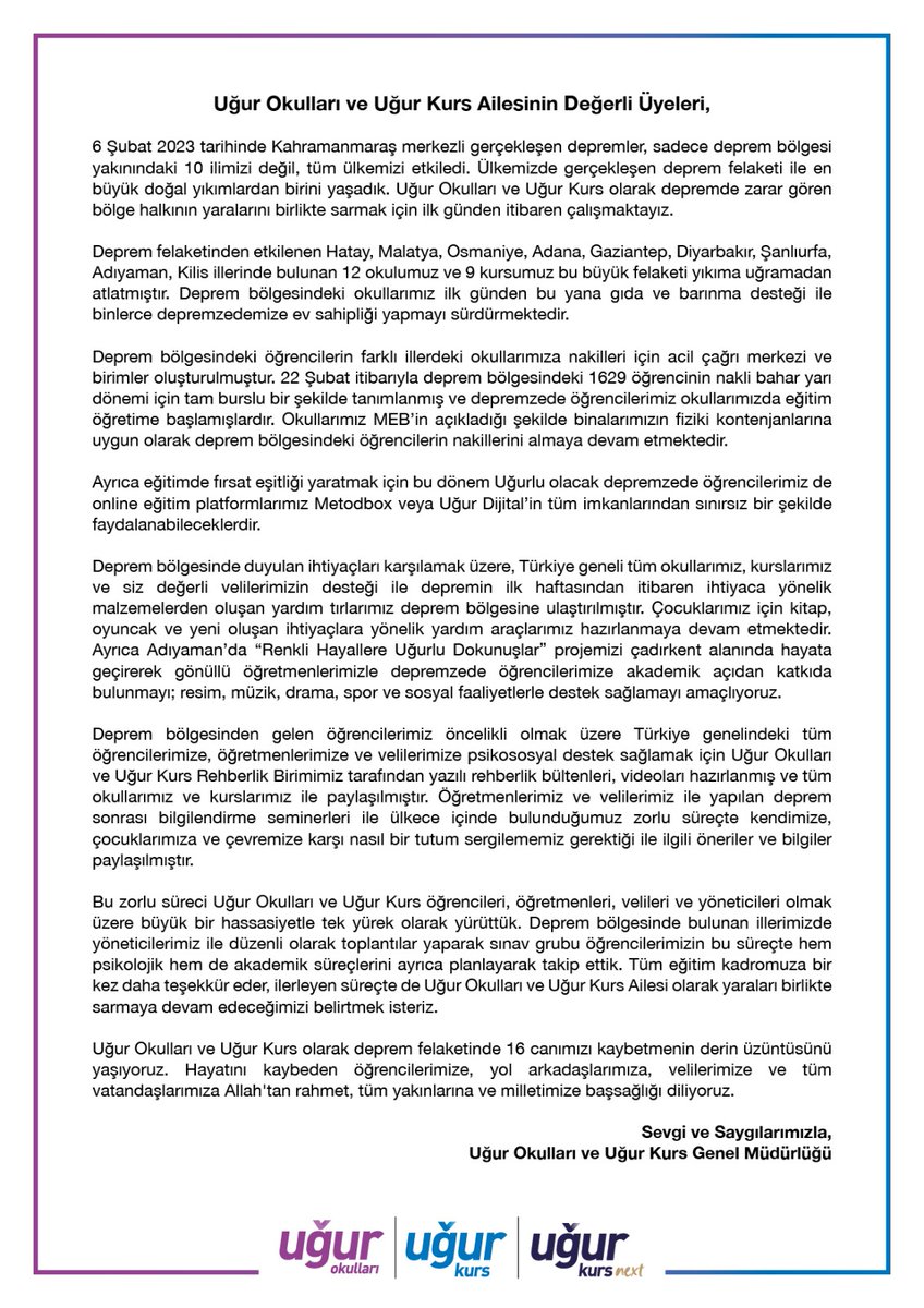 Değerli velilerimiz, sevgili öğrencilerimiz ve  kıymetli öğretmenlerimiz...
iyi ki varsınız.