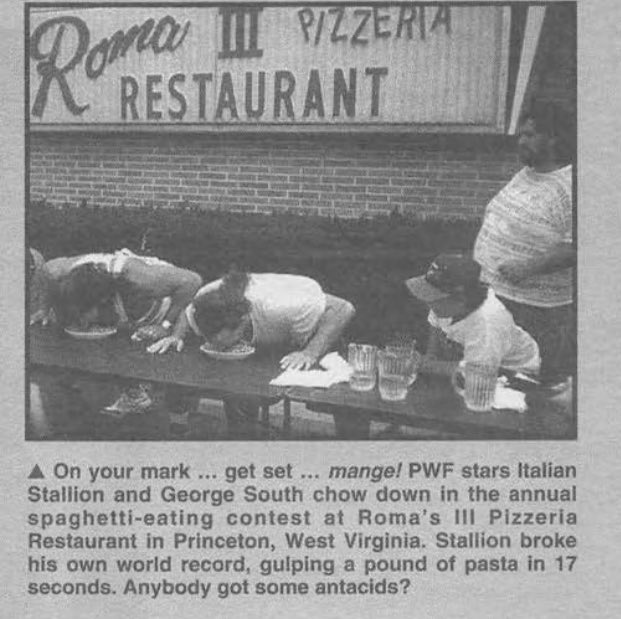 Wrestling Magazine on Twitter "Italian Stallion vs South in a