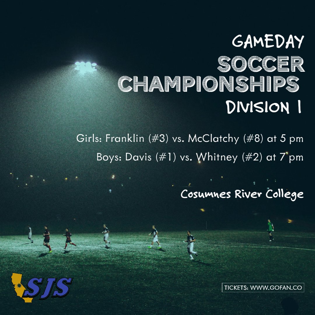 CIF SacJoaquin Section on Twitter "Gameday! The D1 Soccer