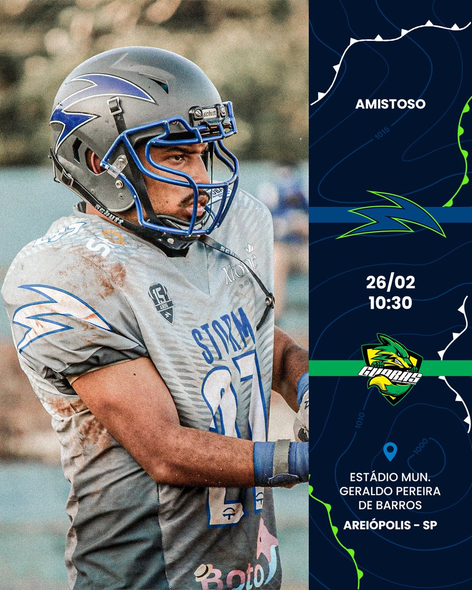 ENFIM CHEGOUUU!!!

Entramos na primeira semana de jogo do Storm, e jogo da vez é um amistoso contra o @guarasfa

Pra cima em busca da vitória!

São Paulo Storm x Guarás 
Dia 26/02
10:30
Areiópolis/SP

#allin #umanovaera #spstorm #fa #spfl #futebolamericano #nfl #storm #raio