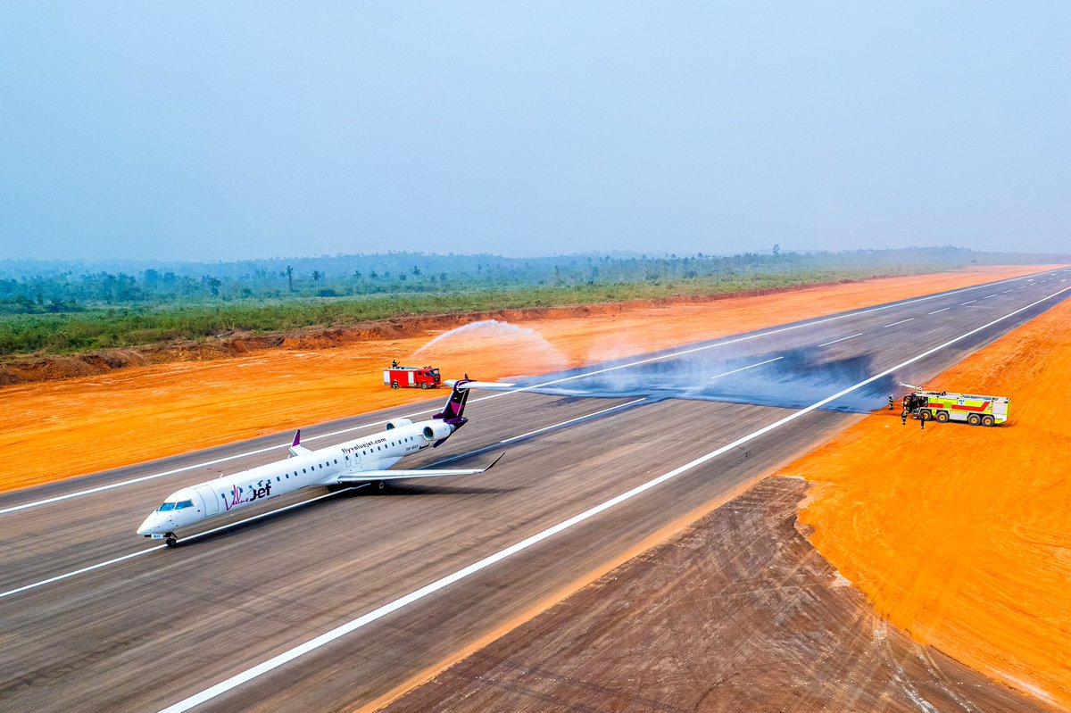 Ogun State birthed its maiden test flight today at its soon-to-be-completed Gateway International Agro-Cargo Airport, conceived by Otunba Gbenga Daniel &amp; fully implemented by our administration towards advanced industries in agriculture, aviation, infrastructure, &amp; the economy.