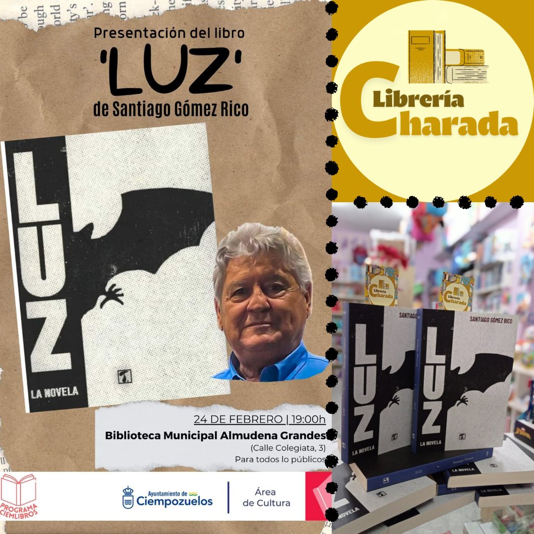 libreriacharada's tweet photo. #presentacion #firma #literatura #libros #ciempozuelos #libreriacharada https://t.co/ruv6pI8PLp