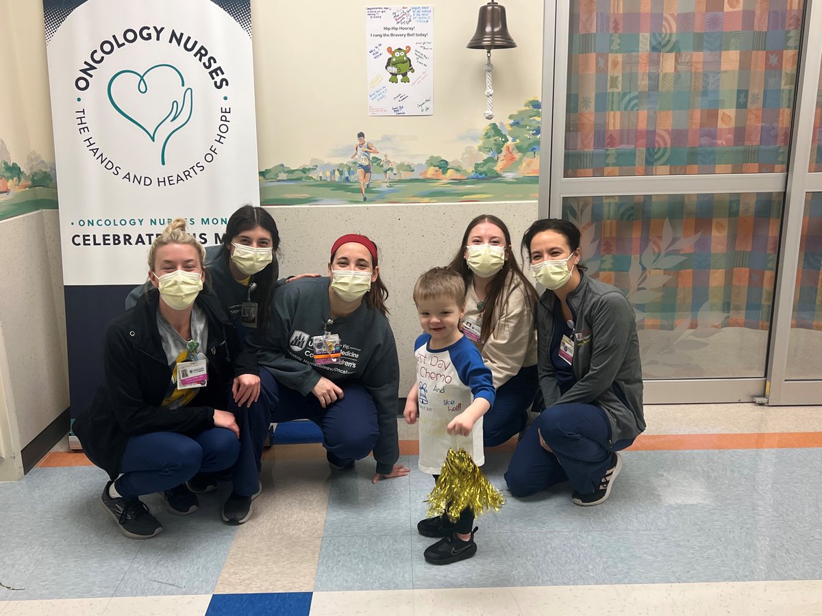 ComerChildrens's tweet photo. Young Maxwell rang the Bravery Bell, celebrating his last day of chemotherapy last week. Congrats, Maxwell! https://t.co/rWP8oKVzGz