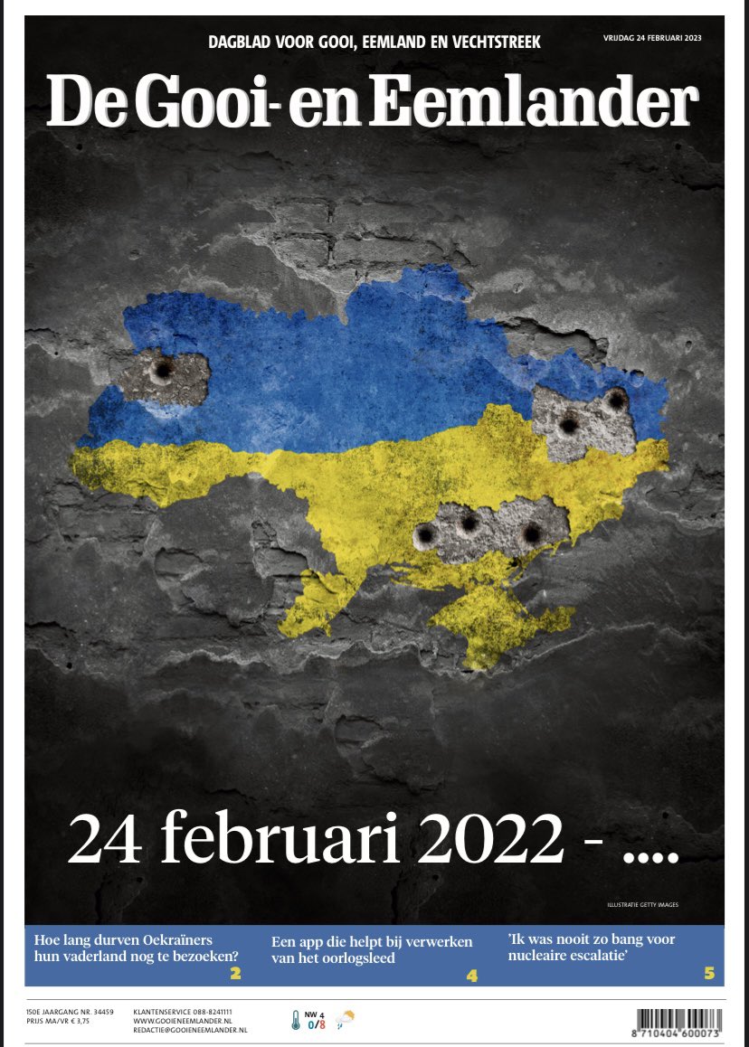 Heel bijzondere voorpagina van onze kranten morgen. #sneakpreview