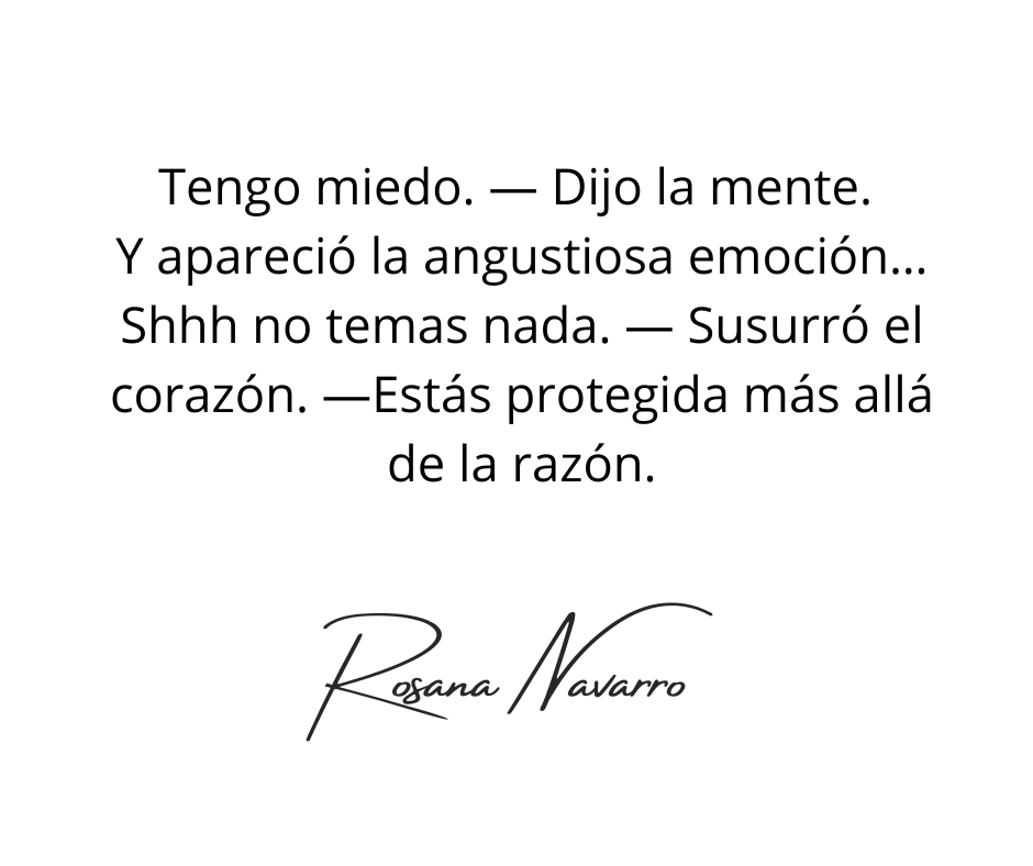 ronaga09's tweet photo. ...shhh no temas nada, estás protegido, protegida, más allá de la razón.
Rosana Navarro.

Autora del libro: El silencio, camino a la sabiduría.
https://t.co/ay9ZCHGWCj

#FelizViernesATodos  #miedo #Ego #coachingtranspersonal #rosananavarro #escritora https://t.co/mO8U3OCabR