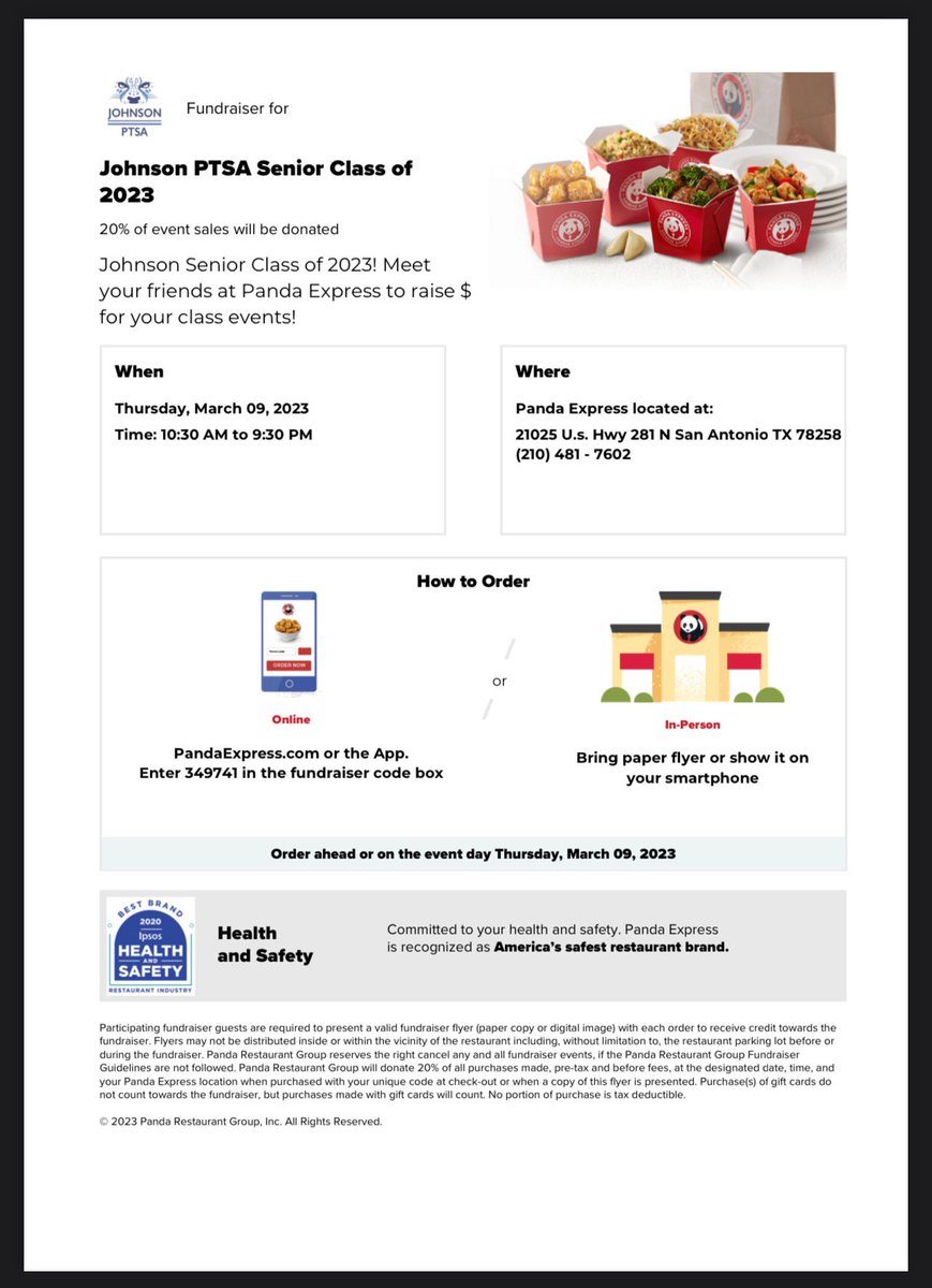 Johnson HS PTSA tweet media