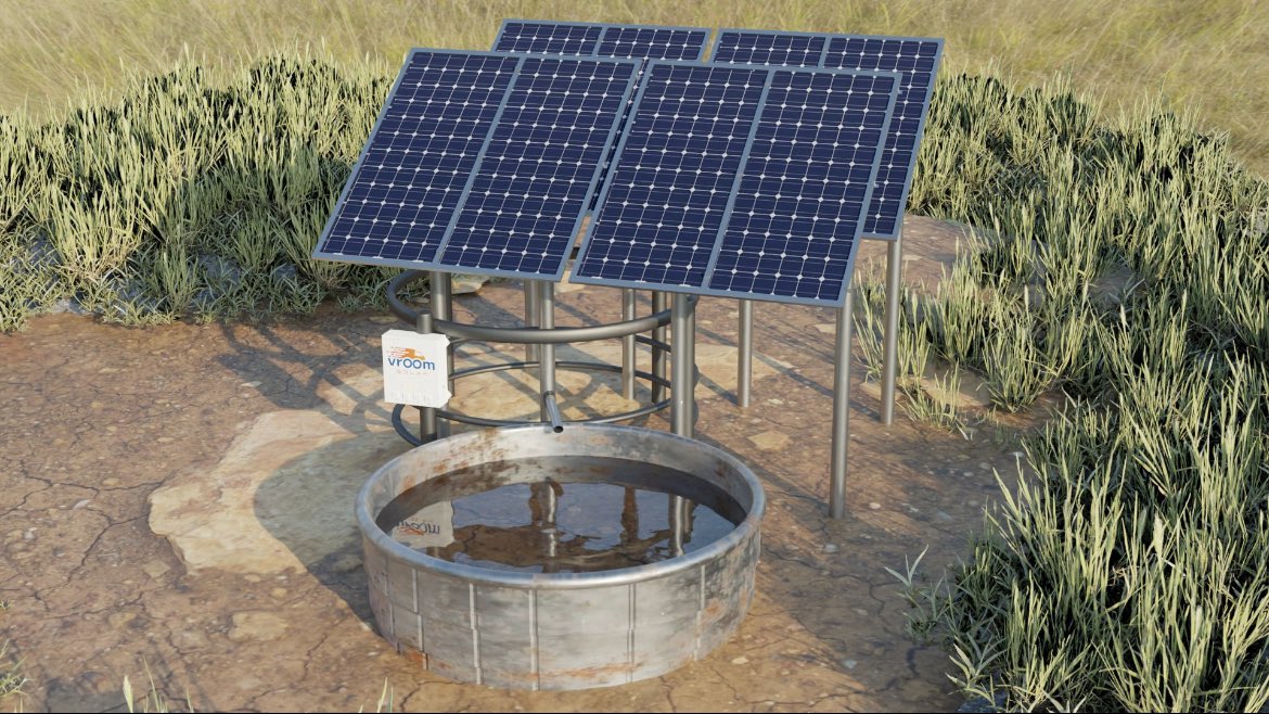 VroomSolar's tweet photo. Born from a need for #portablepower in remote and rural areas, our kits are a simple #DIYsolar solution for agricultural needs, like cattle water tanks.

#DIYsolar #offgrid #solarpower #solarenergy #solar #solarpanels #cleanenergy #remotesolar #evcharging #gosolar #remotepower https://t.co/5Jud3UqbzV