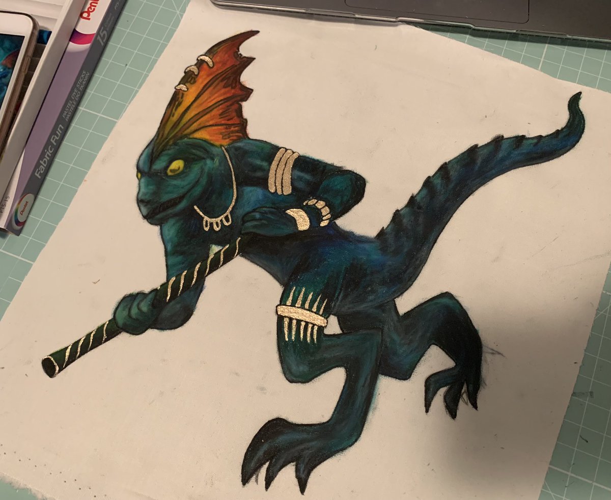 Having a case cover done by my amazing girlfriend 🤯🦎
#warmongers #warhammer