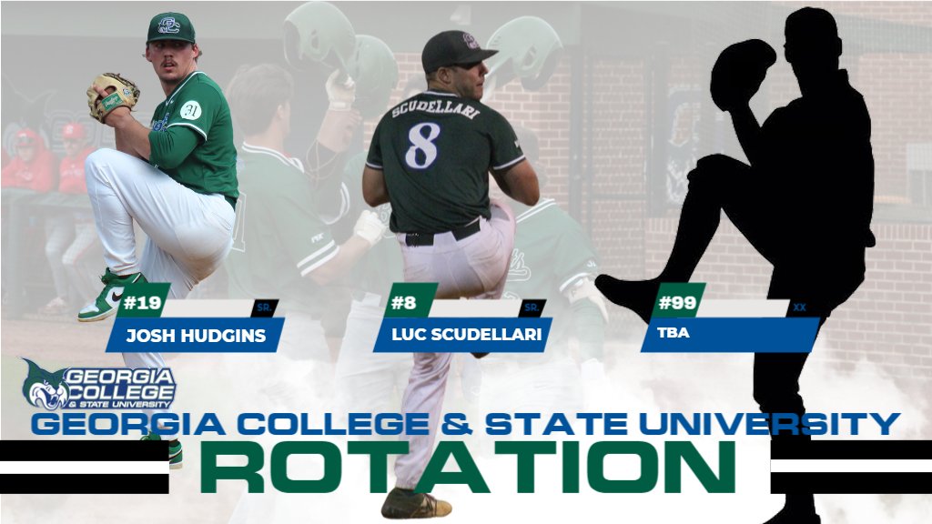 Check out this weekend's rotation as the Bobcats kick off conference play at Flagler!

#BringTheThunder @GCBaseball31
<a href="/Hudgeee/">Josh Hudgins</a>
