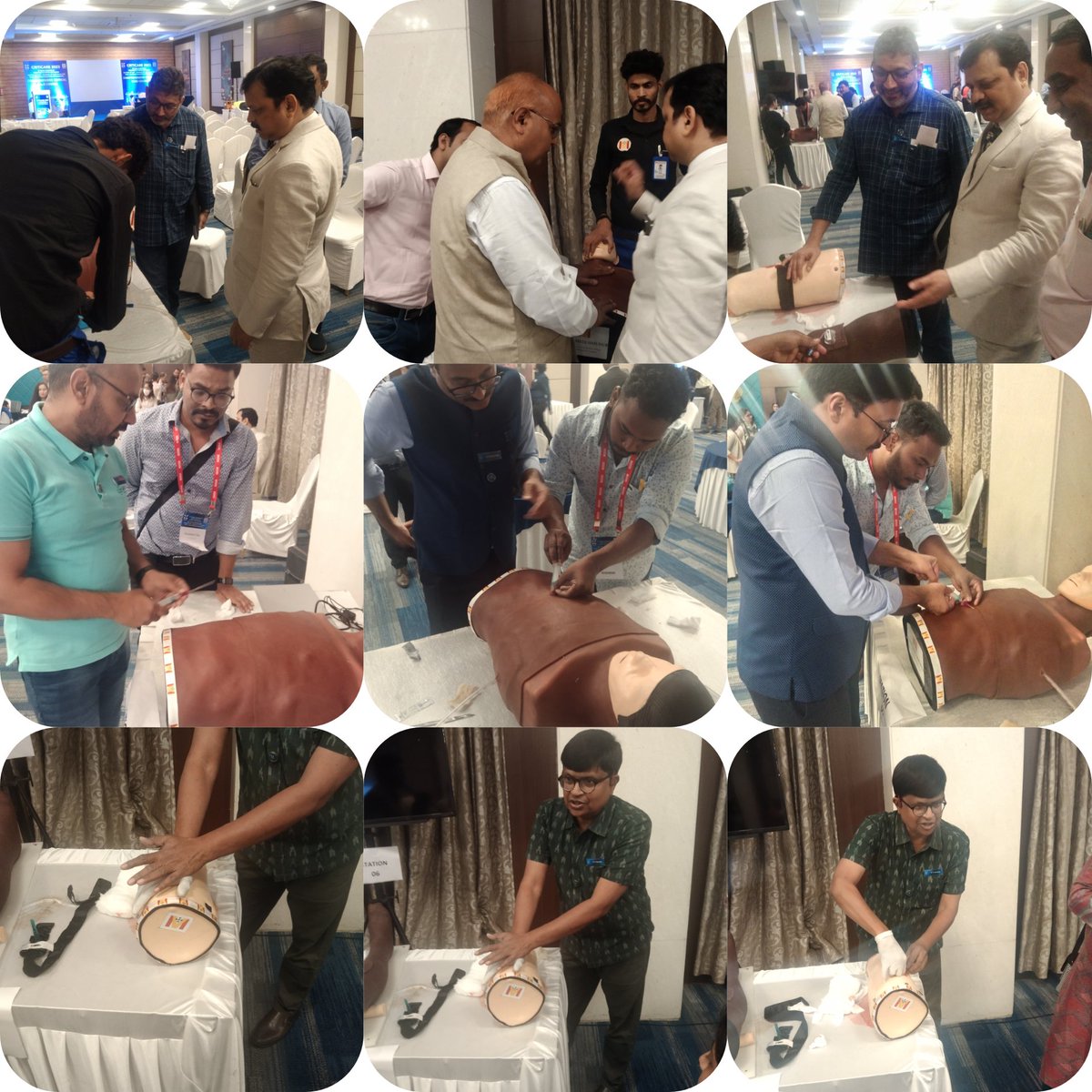 IndianMedicalS2's tweet photo. Verve Manikins @ CRITICARE23 #MakeInIndia Helping Teaching all Critical Care Skills .. All Faculty and Delegates have appreciated..High Realism and Correct Anatomy...Compatible with Equipments and Procedures... https://t.co/2hkfSViCNY