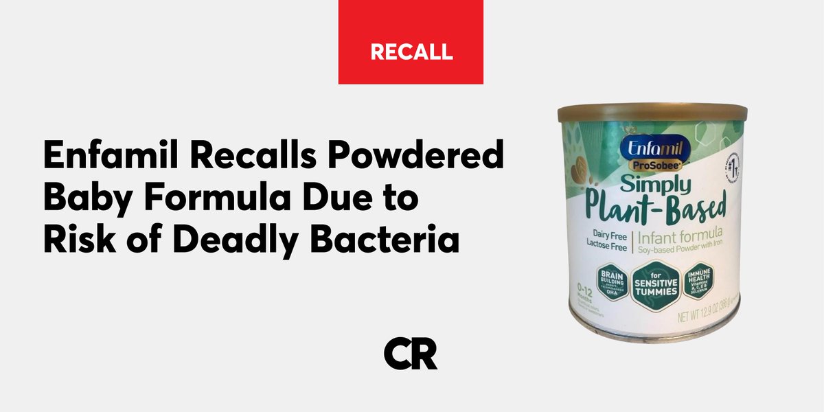Consumer Reports on Twitter "⚠️ Recall Alert Reckitt, the maker of