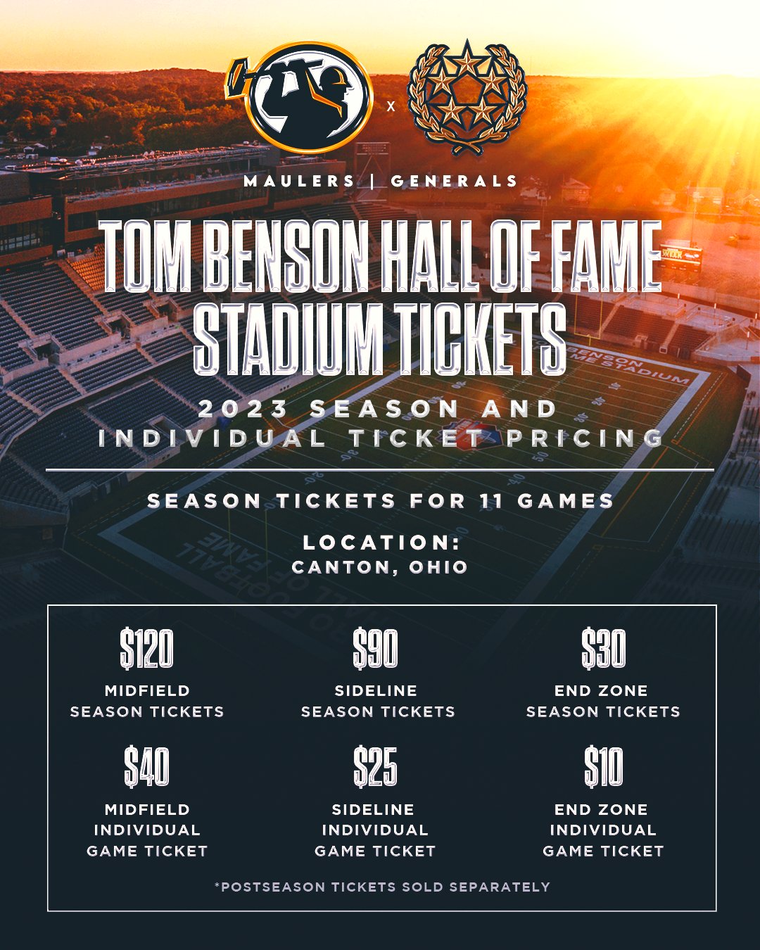 USFL on Twitter "Catch us in Canton 💪😏 We'll be playing ELEVEN regular