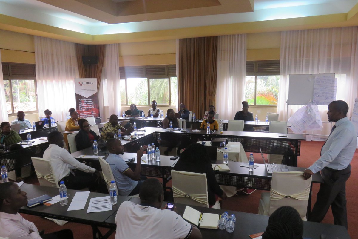 Dr. Simon Kayondo <a href="/Psymonkay/">Simon kayondo</a> from <a href="/AOGU1985/">AOGU</a>  speaking to #SRHR service providers today during an advocacy training in Kampala <a href="/susan_nassuuna/">Susan Nas</a> <a href="/DanKaye/">Dan Kaye</a> <a href="/cehurduganda/">CEHURD Uganda</a>