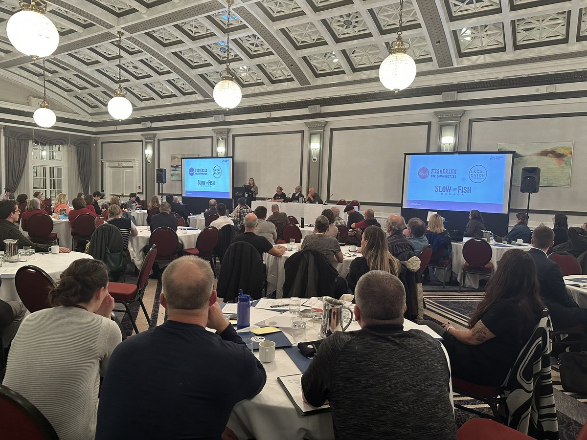 MelArnoldMP's tweet photo. The Fishing for Communities conference has facilitated in-depth discussion of the importance of fisheries to BC’s coastal communities. It has been a privilege to hear so many individuals who are passionate about sustainability of the resource and their communities. #Localfish https://t.co/MNMZcTXTQQ