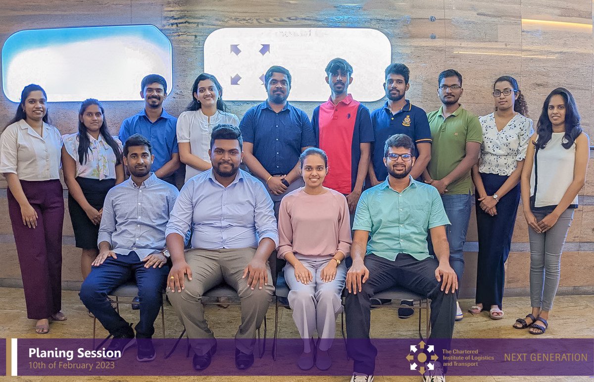 CILT SL Next Generation introductory planning session was held on 10th February 2023 in the newly opened CILT SL Secretariat, HQ Colombo. New Next Generation Core Committee members were warmly welcome to a wonderful journey. 
Let's get together and make this year next level!