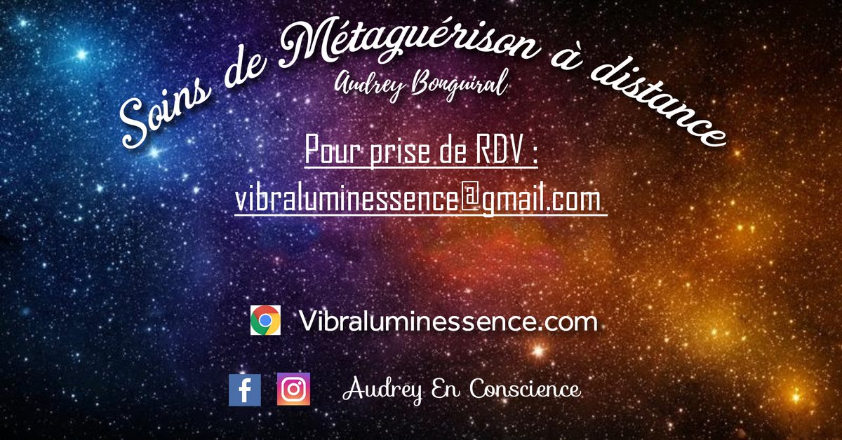 audenconscience's tweet photo. Soins énergétiques de Métaguérison à distance. 
Plus d'information sur mon site https://t.co/56Q2IcePGk.
Pour les RDV : 
vibraluminessence@gmail.com.

#soinsenergetiques #métaguérison #bienetre #lumiere https://t.co/hsp5R7bw1o