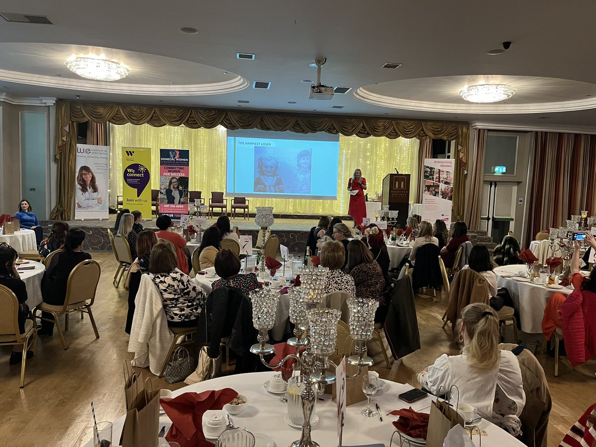 A fabulous evening in #Donegal with women in enterprise. 
Business networking, success stories, lessons learnt &amp; resilience in business. 
#WBB2023