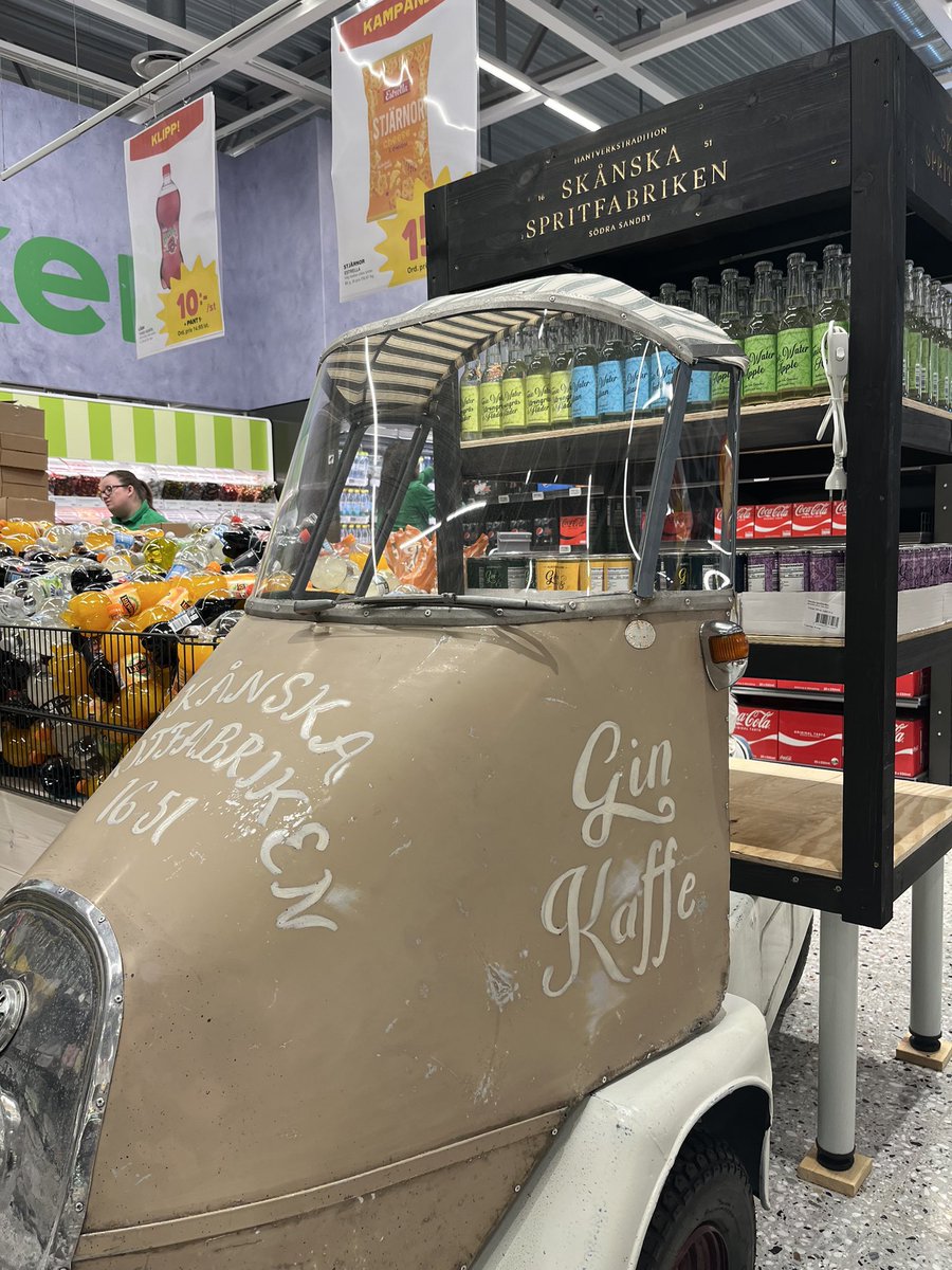 Norsjö Shopper, display Skånskaspritfabriken