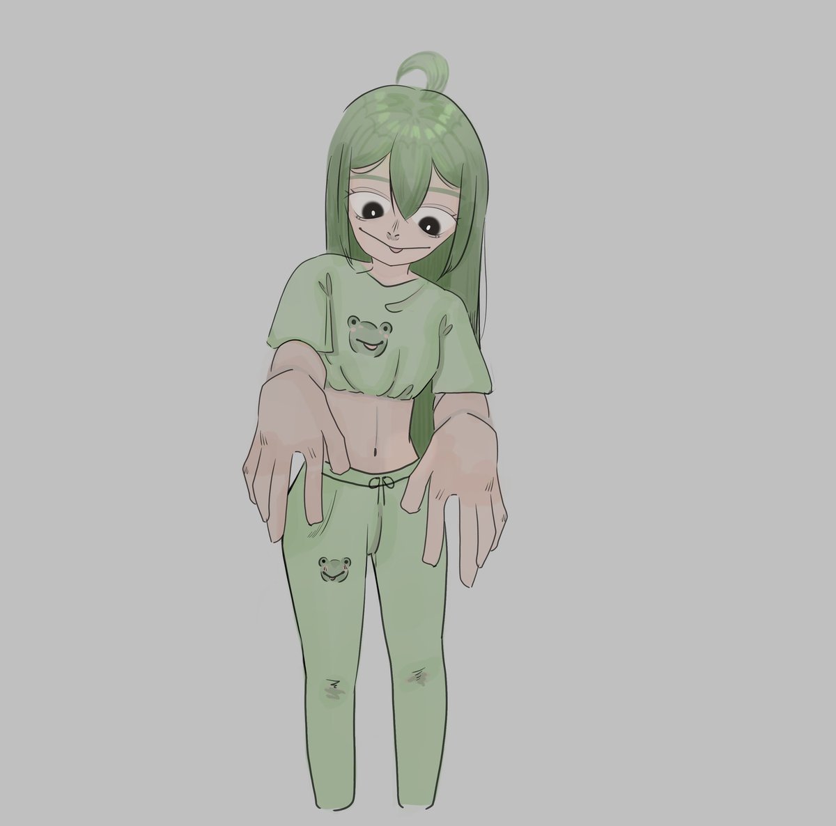 Rinichine's tweet photo. #BNHA #tsuyu #tsuyuart #froppy #art #artist https://t.co/ToTgS8l42S