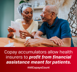 Copay accumulators are forcing patients to choose between filling their #prescriptions or paying for other life necessities. Make #CopaysCountinCA. Support #AB874