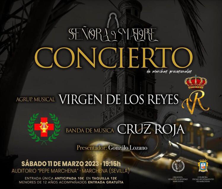 El 11 de marzo, en Marchena, sentiremos el “Amanecer” en vivo y en directo <a href="/BandaCruzRoja/">BM Cruz Roja</a> 😏