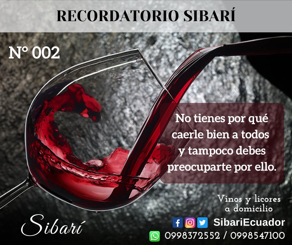SibariEcuador's tweet photo. In vino veritas. En el vino está la verdad. Visita nuestras redes en caso de emergencia😉🍷
Por si se te olvida...
https://t.co/1xYHWBg8tw
#Quito #MasterChefEcuador #winelover #Ecuador https://t.co/1tuFTLJbkO