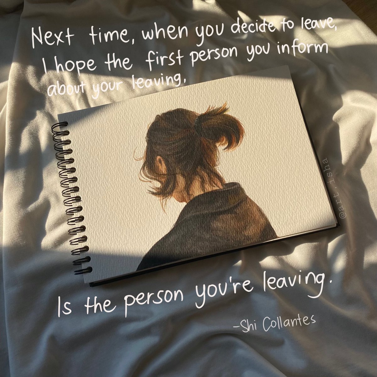 kishasstudio's tweet photo. Next time, when you decide to leave, 
I hope the first person you inform about your leaving
is the person you’re leaving— https://t.co/mwPnghxtYi