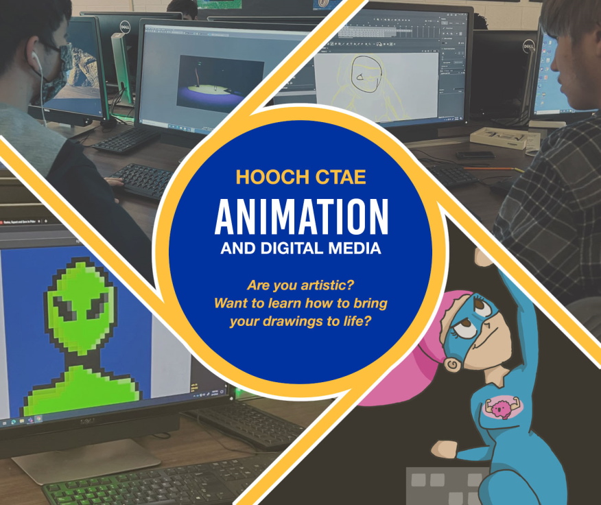 HoochHappenings's tweet photo. Celebrating CTAE Month at Hooch with our Animation pathway!
#HoochCTAE #CTAEMonth #liveyourbestlife #hoochfamily https://t.co/OhcKOWpFFk